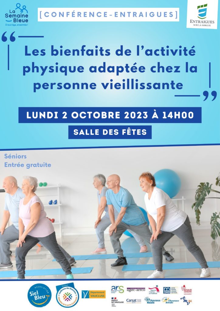 CONFÉRENCE Les bienfaits de lactivité physique adaptée chez la