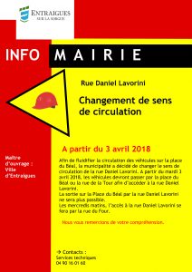 Lire la suite à propos de l’article Info Circulation : Rue Daniel Lavorini