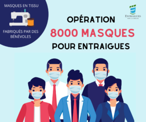 Lire la suite à propos de l’article La commune lance son opération « Plus de 8000 masques pour Entraigues » !