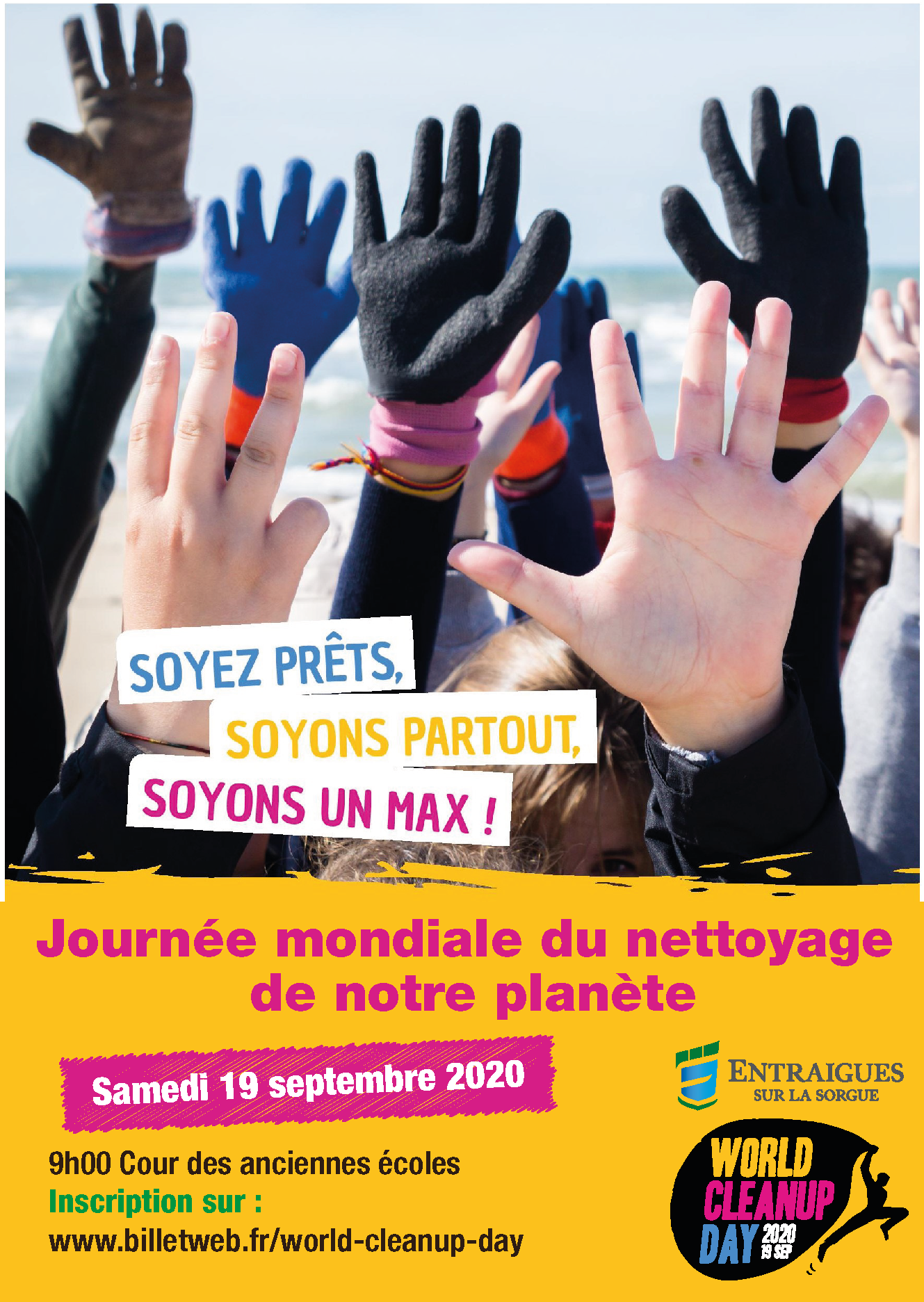 affiche world cleanup day 2020