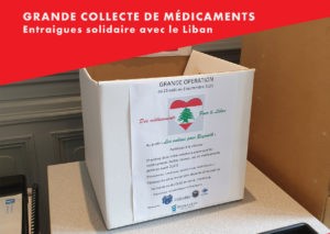 Read more about the article Collecte de médicaments pour le Liban