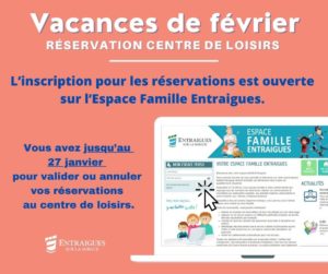 Read more about the article Vacances de Février – Ouverture des réservations au centre de loisirs