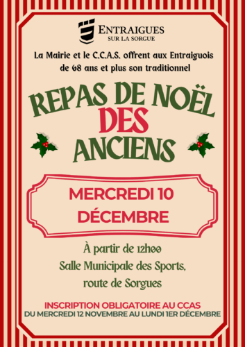 Repas de noel des anciens – 2023 Repas de noel des anciens - 2023