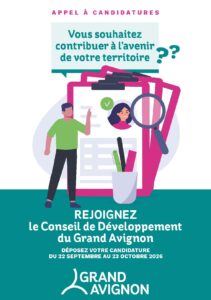 Lire la suite à propos de l’article Rejoignez le nouveau Conseil de Développement du Grand Avignon !